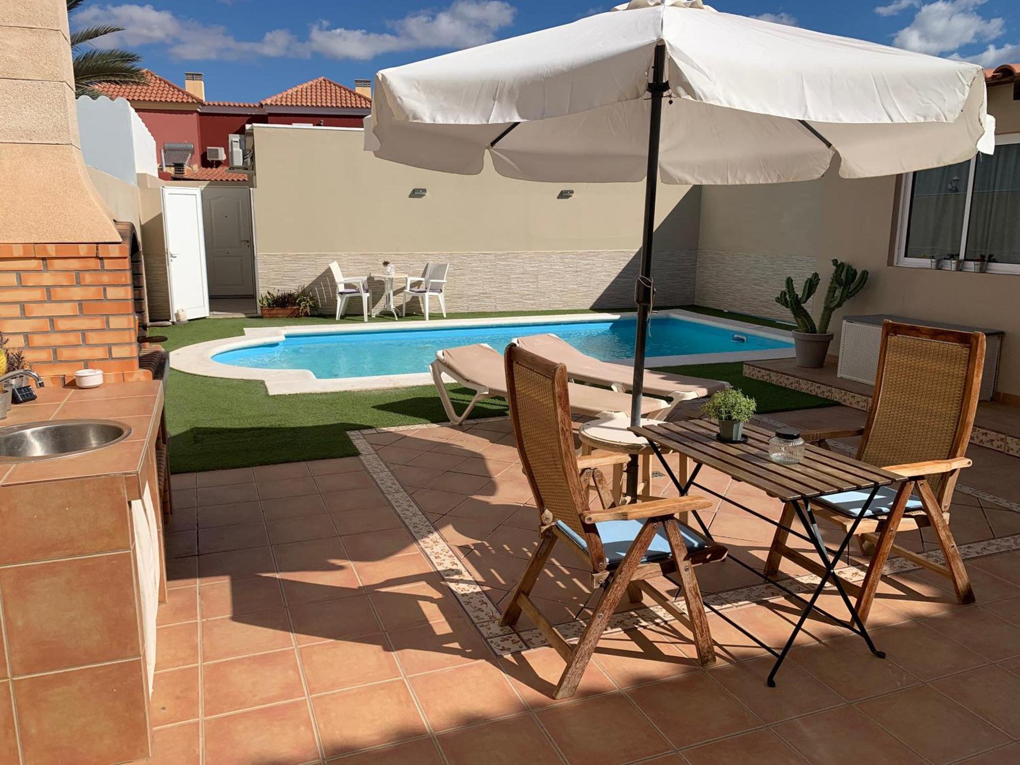 Mar&Mar, Apartamento Con Solarium Y Piscina Gran Tarajal Exteriör bild